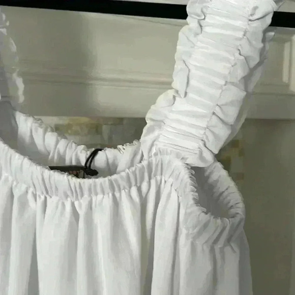 Brogger Olive Top in White Small NWT - Picture 4 of 8